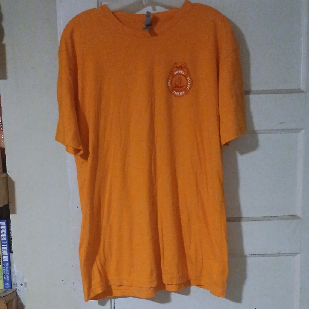 Next Level Apparel Vibrant Orange Short Sleeve Tee